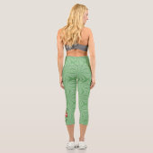 Leggings Capri Personalized Denmark Ireland USA Shamrock (Verso)