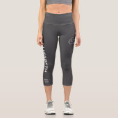 Leggings Capri Personalized Pilates Crew Reformer / Mat Dark Grey (Recto)