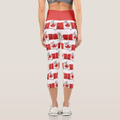 Leggings Capri Personnalisable  | Patriotique | DRAG CANADA (Verso)