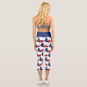Leggings Capri Personnalisable  | Patriotique | DRAPEAU TEXAS (Verso)