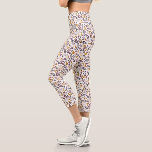Leggings Capri Personnaliser sur le Motif botanique