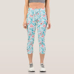 Leggings Capri Personnel infirmier Médicale Hôpital Bénévole sur<br><div class="desc">Super mignon,  haut de gamme,  confortable,  haut de taille,  avec un motif de graphismes médicaux.  Ajouter du texte personnalisé,  du monogramme,  etc. pour personnaliser. Parfait pour travailler ou travailler - idéal pour l'infirmière de votre vie!</div>