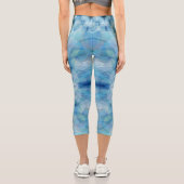 Leggings Capri Pétales éparpillées (Verso)
