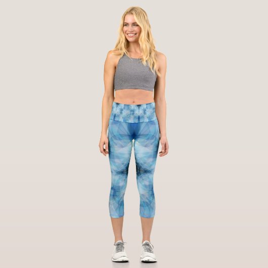 Leggings Capri Pétales éparpillées (Recto)