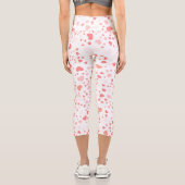 Leggings Capri Petit imprimé coeur (Verso)