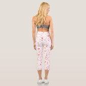 Leggings Capri Petit imprimé coeur (Verso)