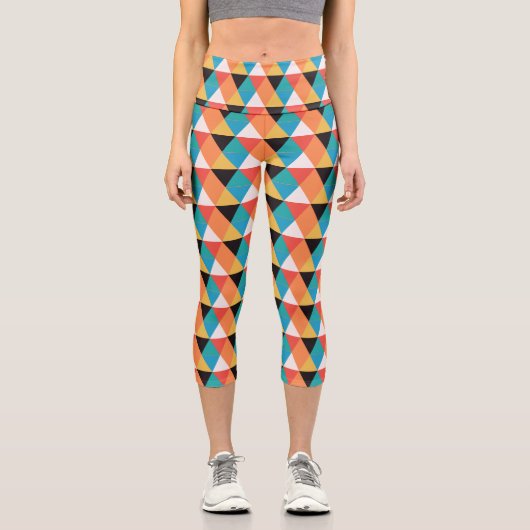 Leggings Capri Petits triangles (Recto)