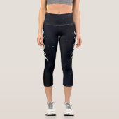 Leggings Capri Phases de la lune Yoga (Recto)