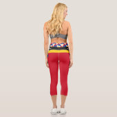 Leggings Capri Philippines & Philippine Drapeau mode, Fitness Sun (Verso)