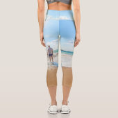 Leggings Capri Photo de Custom (Verso)