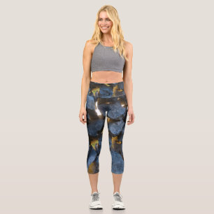 Leggings Capri Photographie russe à mur de pierre croate