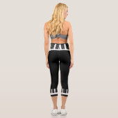 Leggings Capri Piano Player Pianiste (Verso)