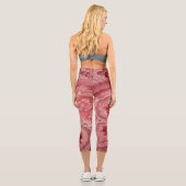 Leggings Capri Pierre rose (Verso)