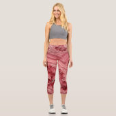 Leggings Capri Pierre rose (Recto)