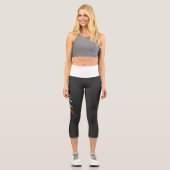 Leggings Capri Pilates est mon Happy Hour Stress Relief (Recto)