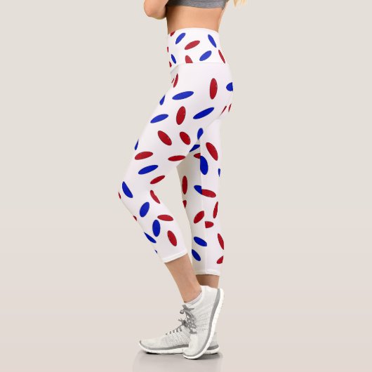 Leggings Capri Pills red & Blue (Gauche)