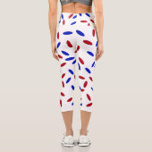 Leggings Capri Pills red & Blue (Verso)