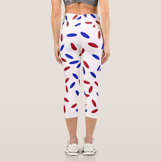 Leggings Capri Pills red & Blue (Verso)