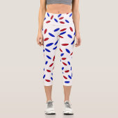 Leggings Capri Pills red & Blue (Recto)
