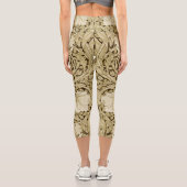 Leggings Capri Pimpernel Gold, William Morris (Verso)