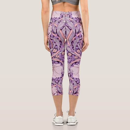 Leggings Capri Pimpernel Purple, William Morris (Verso)