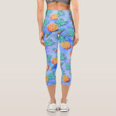 Leggings Capri Pineapples. Paint. Party. (Verso)