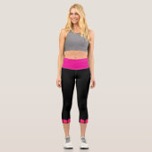 LEGGINGS CAPRI PINK ROSES      (Recto)
