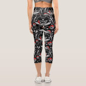 Leggings Capri Pirate Skull avec Sabres croisés (Verso)