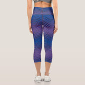 Leggings Capri Pixel Motif 09.BBLK.w violet BG (Verso)