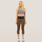 Leggings Capri Plaid couleur automne (Recto)