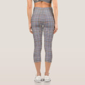 Leggings Capri Plaid Décoratif (Verso)