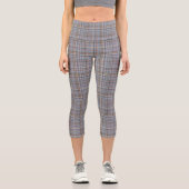 Leggings Capri Plaid Décoratif (Recto)