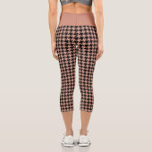 Leggings Capri Plaid en laiton séquoia d'antiquité (Verso)