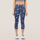 Leggings Capri Planètes et étoiles Motif (Recto)