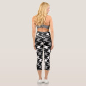 Leggings Capri Plat noir et gris (Verso)