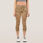 Leggings Capri Pleging couleur Espresso (Recto)