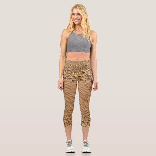 Leggings Capri Pleging couleur Espresso (Recto)