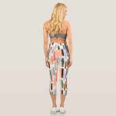 Leggings Capri Pluie de couleurs 2 (Verso)