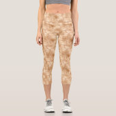 Leggings Capri Pocher Gold Giraffe Imprimer Glitz (Recto)