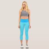 Leggings Capri Point Polka bleu (Recto)