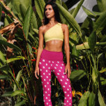 Leggings Capri Point Polka rose<br><div class="desc">Pneuka rose point capri leggings</div>