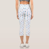 Leggings Capri Points bleus (Verso)