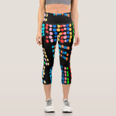 Leggings Capri Points colorés (Recto)