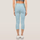 Leggings Capri Points Dalmatiens Bleus, Points Dalmatiens, Impres (Verso)