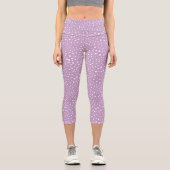 Leggings Capri Points Dalmatiens Lilac, Points Dalmatiens, Pots D (Recto)