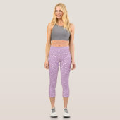 Leggings Capri Points Dalmatiens Lilac, Points Dalmatiens, Pots D (Recto)