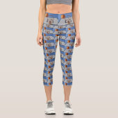Leggings Capri Points De Cotation Au Basket-Ball, (Recto)