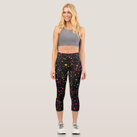 Leggings Capri Points de polka (Recto)