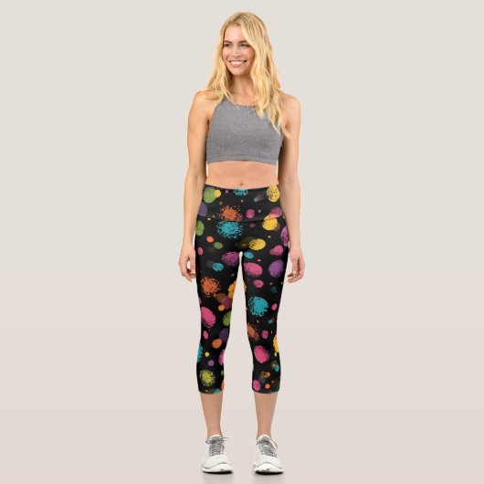 Leggings Capri Points de polka (Recto)