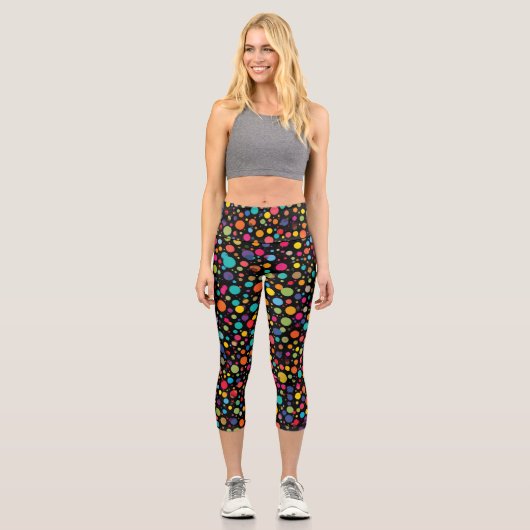 Leggings Capri Points polka (Recto)